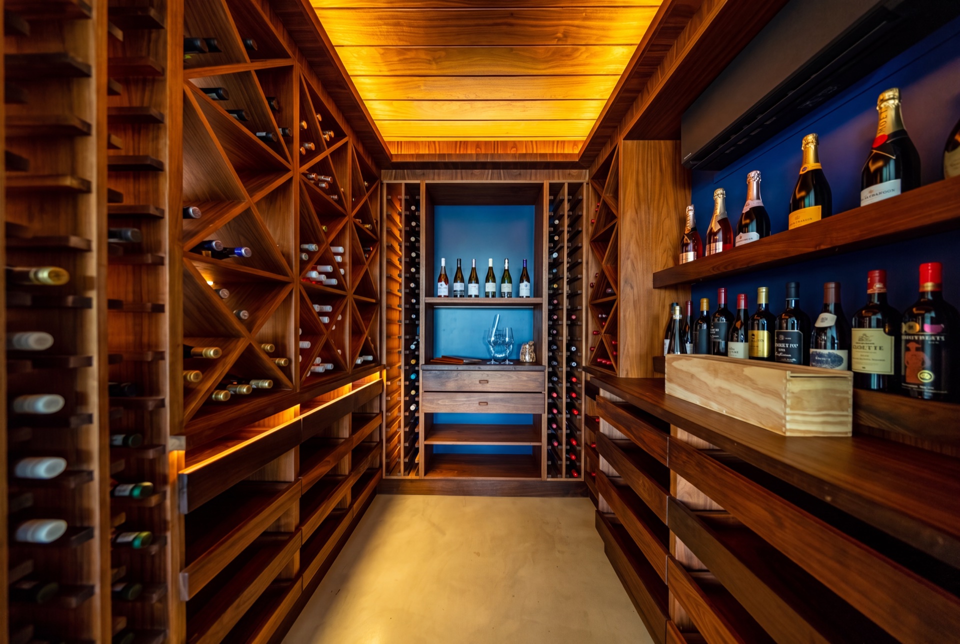 Wine cellar at Villa Mhlosinga